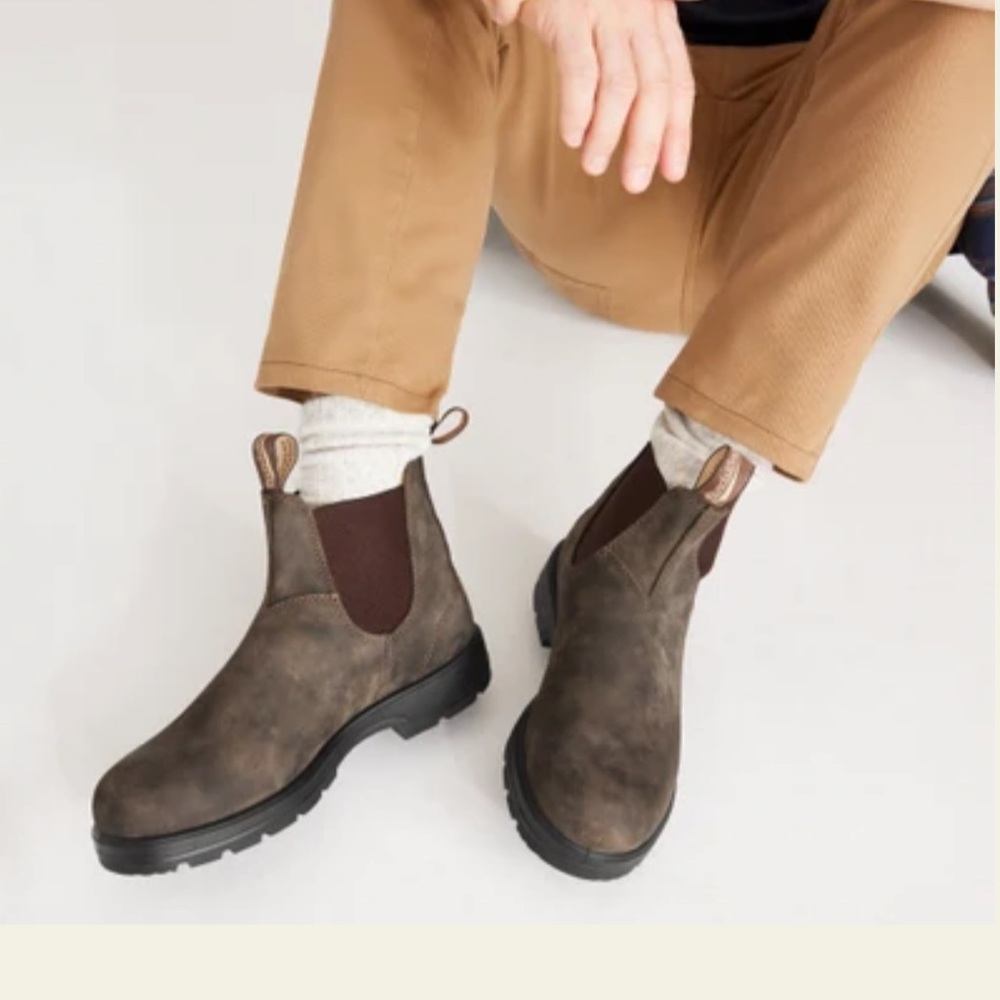 Blundstone Brown Chelsea Ankle Boots